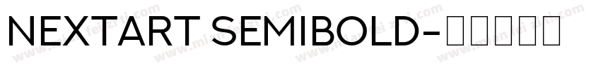 NEXTART SemiBold字体转换